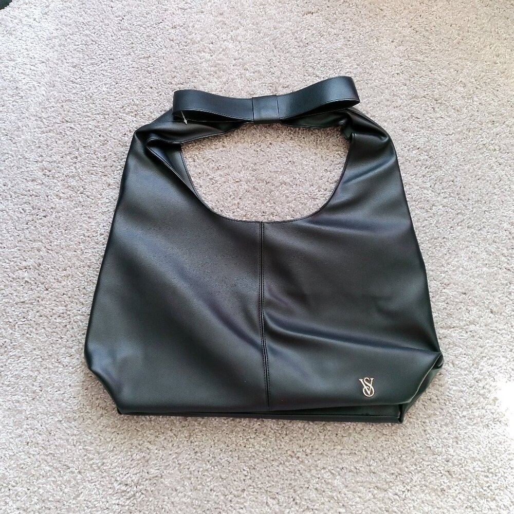 Victoria's Secret Bow Tie Bag Black